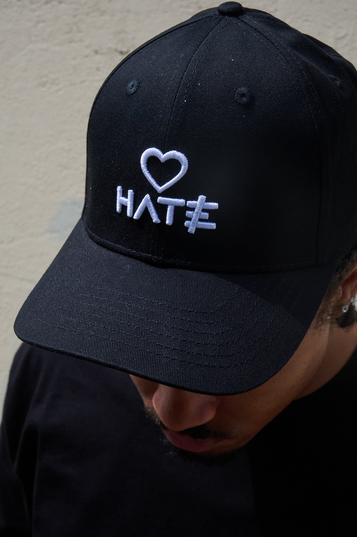 Casquette HATE — Black Edition