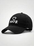 Casquette Hate — Black Edition