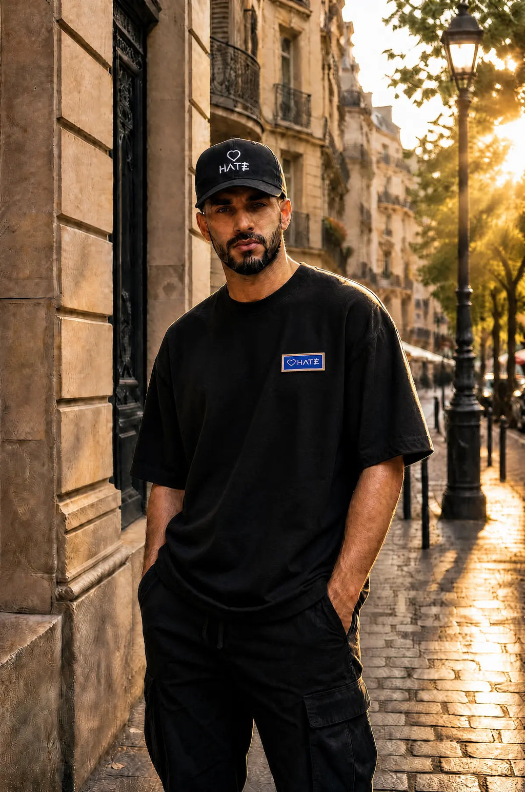 Casquette Hate — Black Edition