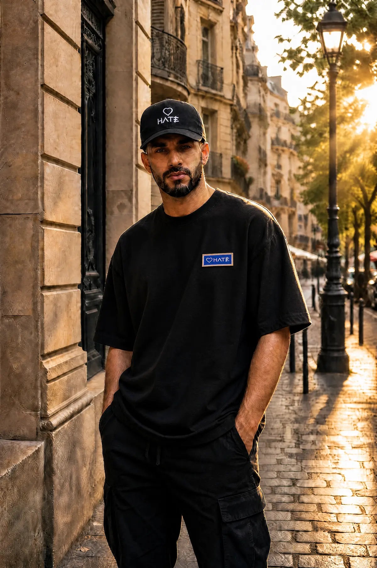 Casquette Hate — Black Edition